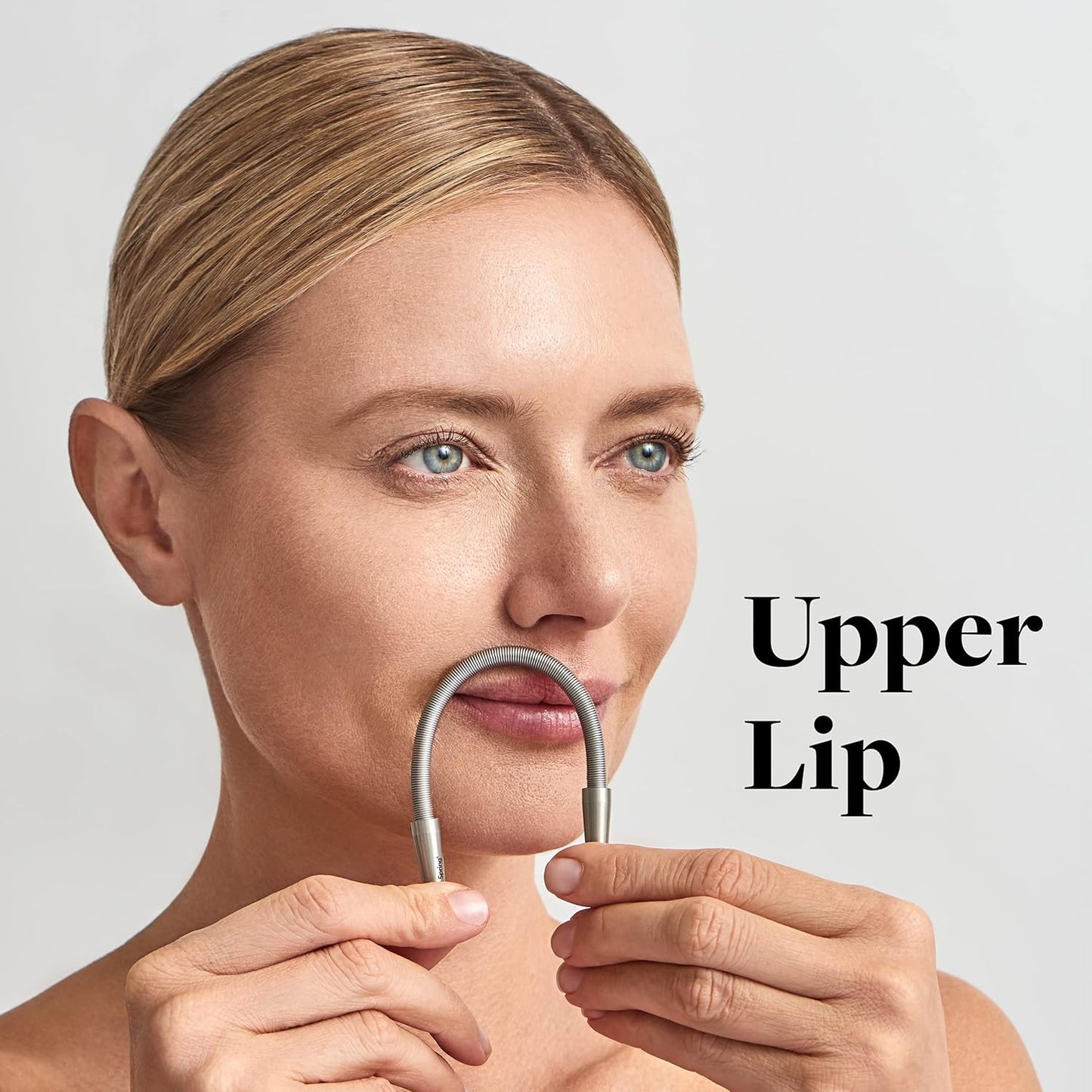 R.E.M Spring Facial Hair Remover - The Original Hair Removal Spring [Design Patent]. Removes Hair from Upper Lip, Chin, Cheeks and Neck. 100% Stainless Steel