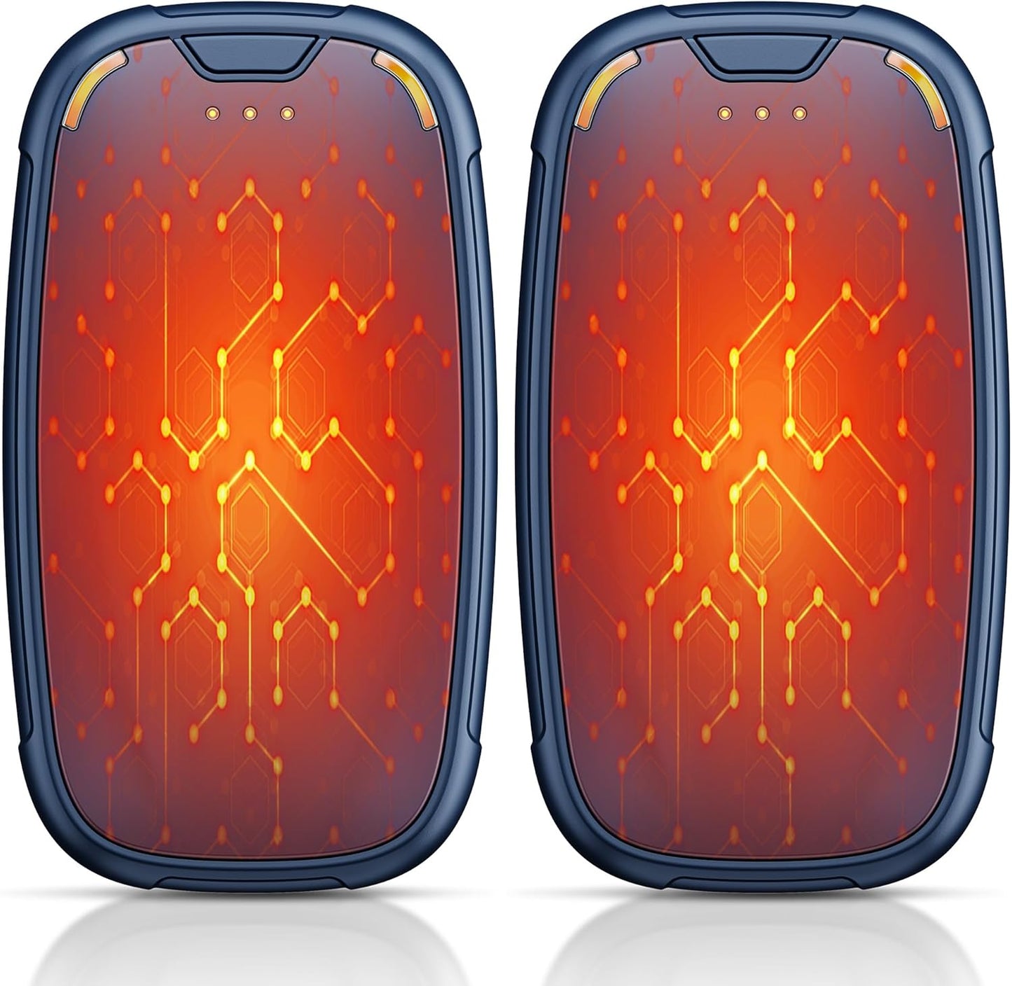 Hand Warmers Rechargeable 2 Pack, Rechargeable Hand Warmer, Pocket Portable Electric Hand Warmer, Reusable Handwarmers, A Winter Christmas Hand-Warming Gift for Work, Camping, Golf, and Hunting