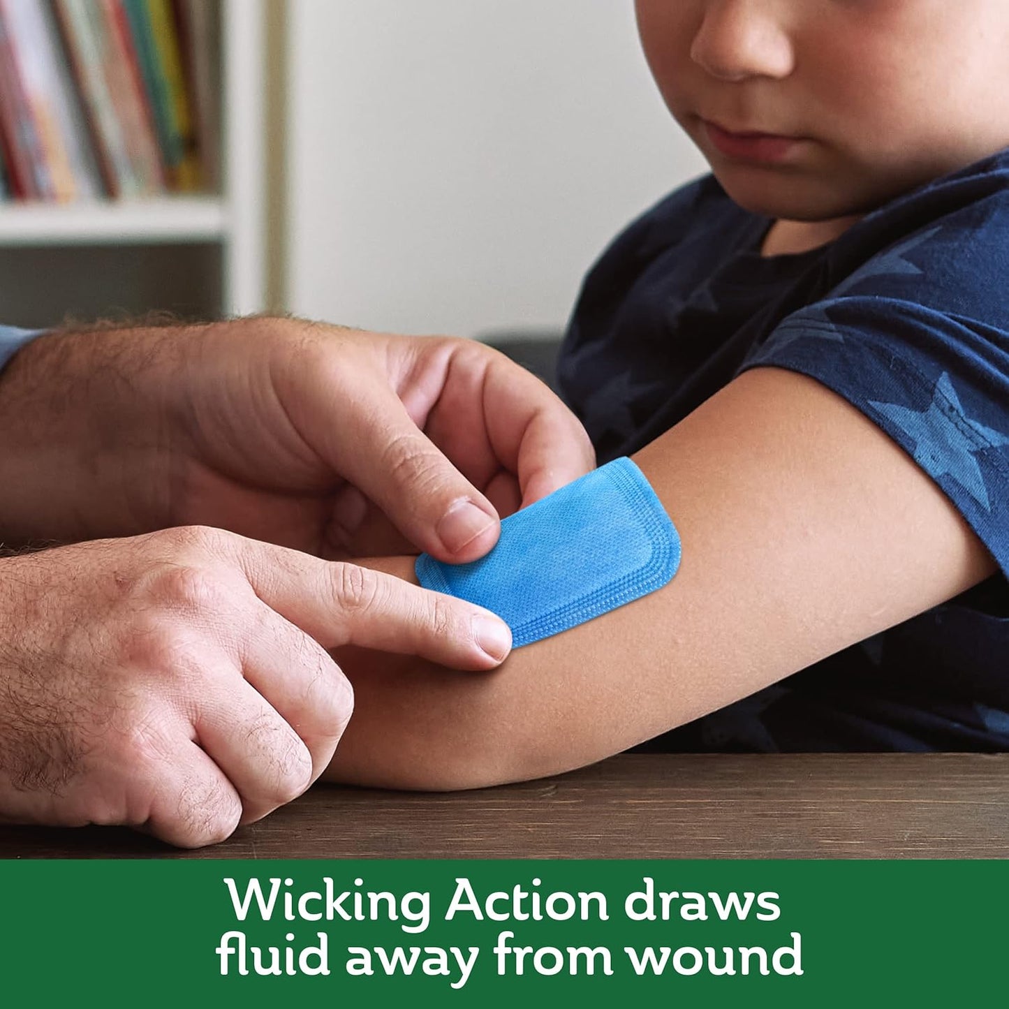 Curad Super Absorbent Wound Pad, Non Adhesive Gauze Pad for Wound Care, Water-Repellent Bandage for Wounds, Wound Care and Dressing Supplies, Small, 3"x3", 10 Count