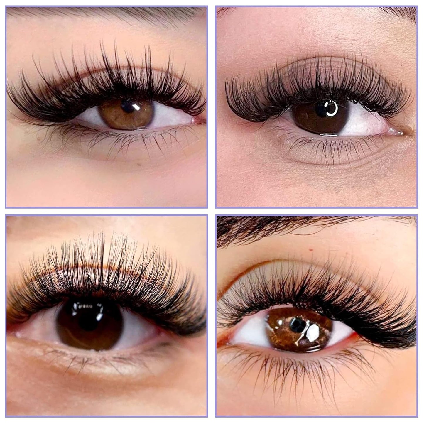 Easy Fan Volume for Lash Artists: Wendy, Handmade Fans for Eyelash Extensions, Self Fanning, Blooming, C-KH, Black, C-0.03-8-14