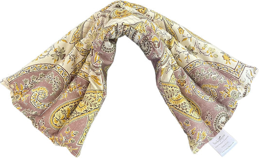 Microwavable Heating Pad for Back Pain, Cramps, Arthritis Relief, Heat Pad with Moist Heat Therapy - Hot Heated Pad Flaxseed, Cherry Pit, Herbs Comforting Aromatherapy, Made in USA, Large