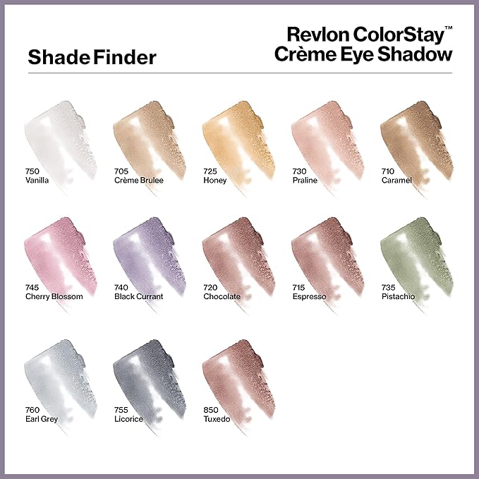 Revlon Crème Eyeshadow, ColorStay 24 Hour Eye Makeup, Highly Pigmented Cream Formula in Blendable Matte & Shimmer Finishes, 720 Chocolate, 0.18 Oz