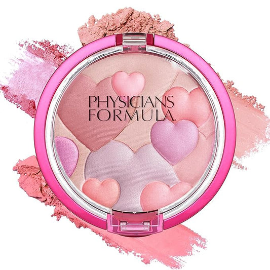 Physicians Formula Blush Happy Booster Glow & Mood Boosting Face Blush Makeup Powder - Natural