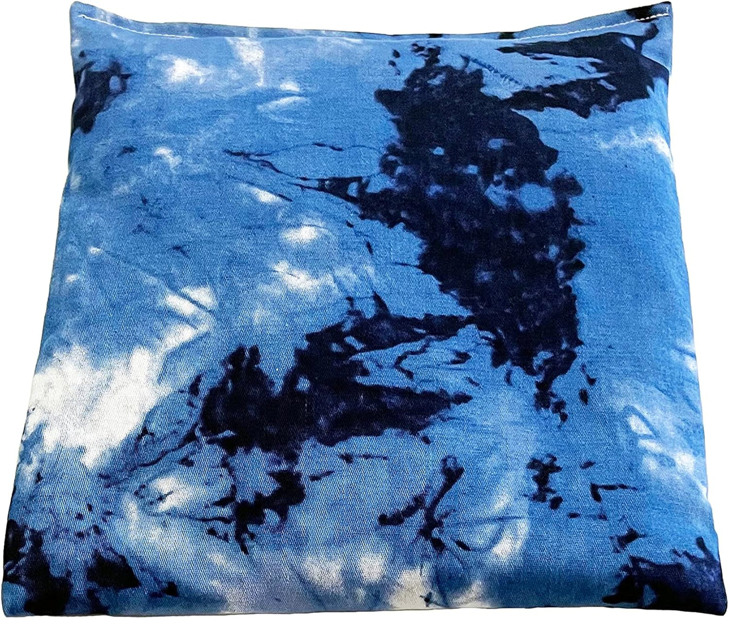 Heating Pad Corn Filled. Natural Heat Therapy for Lower Back, Neck, Shoulders, Cramps. Pain and Stress Relief Heated Wrap. (Blue)