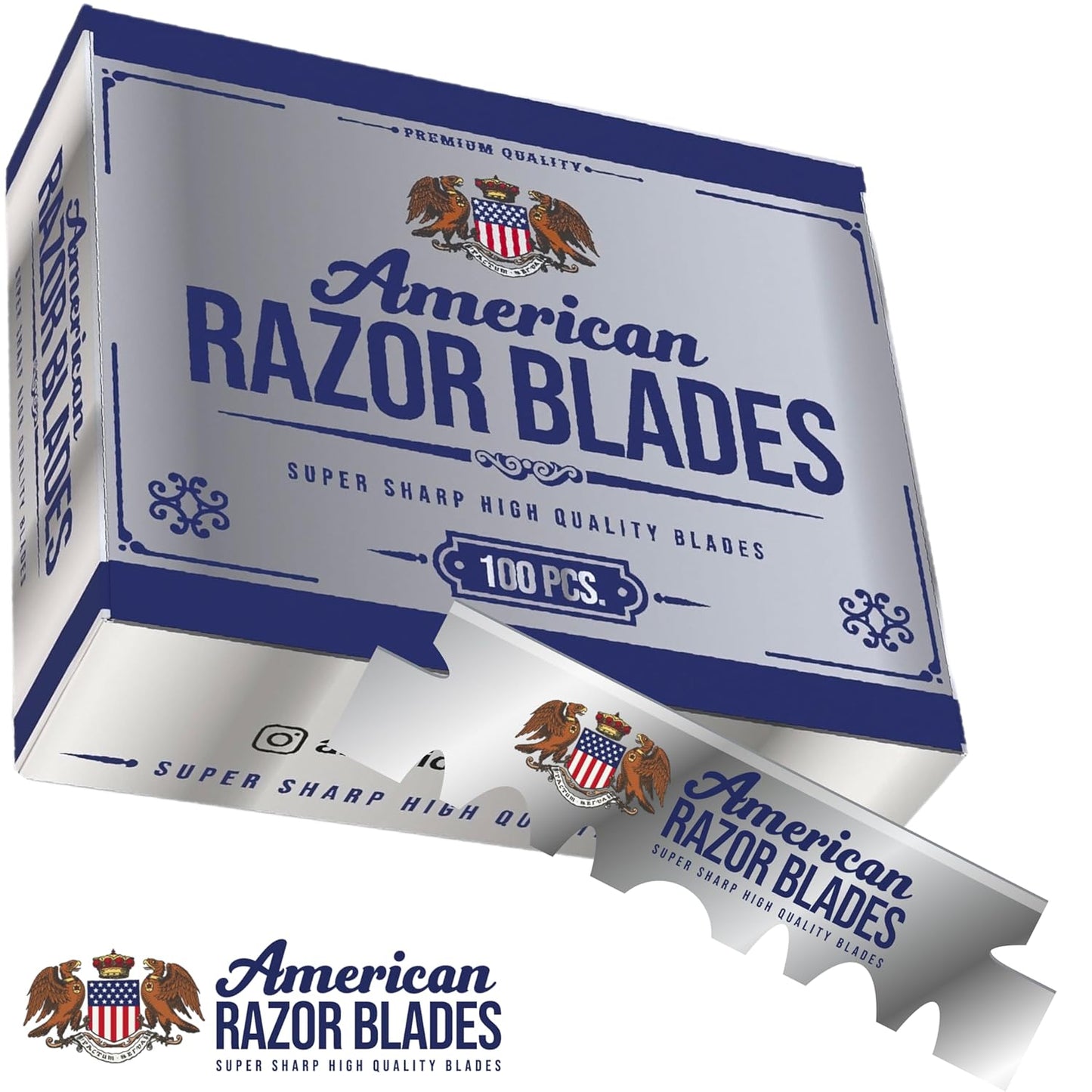 American Razor Blades from The Shave Factory - Single Edge Razor Blades (6)