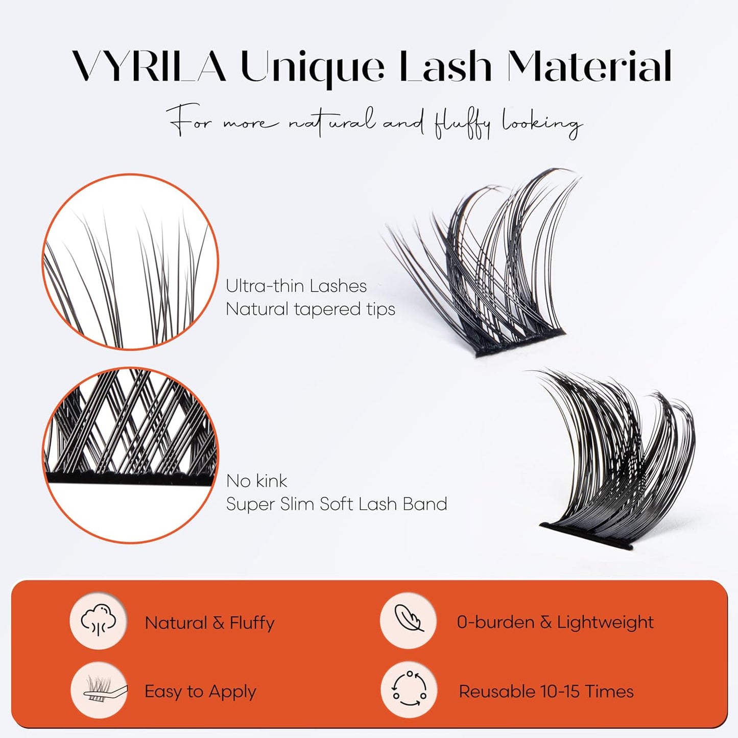 Lash Clusters-VYRILA 0.07mm Wispy Eyelashes C Curl Eyelash Clusters 8-14mix Individual Lashes Extension DIY at Home (S03+S05 138pcs-8-14mix)