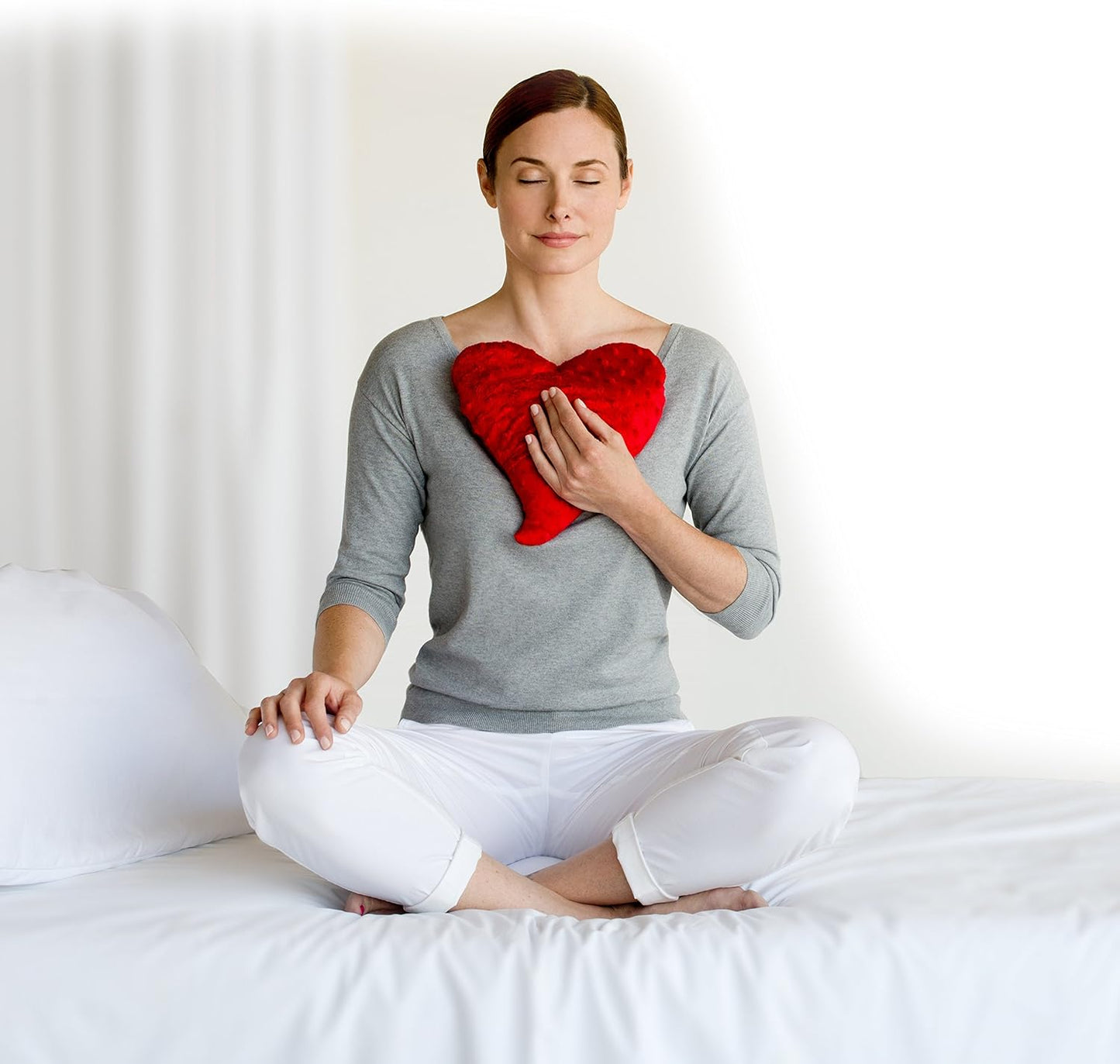 Bucky Unisex Heartwarmer Hot & Cold Therapy Pad, Red, Large