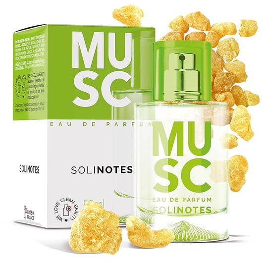 SOLINOTES Musk Perfume for Women - Eau De Parfum | Delicate Floral and Soothing Scent - Made in France - Vegan - 1.7 fl.oz