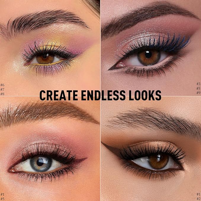 Eyeshadow Stick Matte Eye Shadow Pencil Cream to Powder Eye Brightener Crayon Long-Lasting Crease-Proof Neutral Eyeshadow Buildable & Blendable High Pigmented Eye Liner Makeup for Women, 2 PECAN