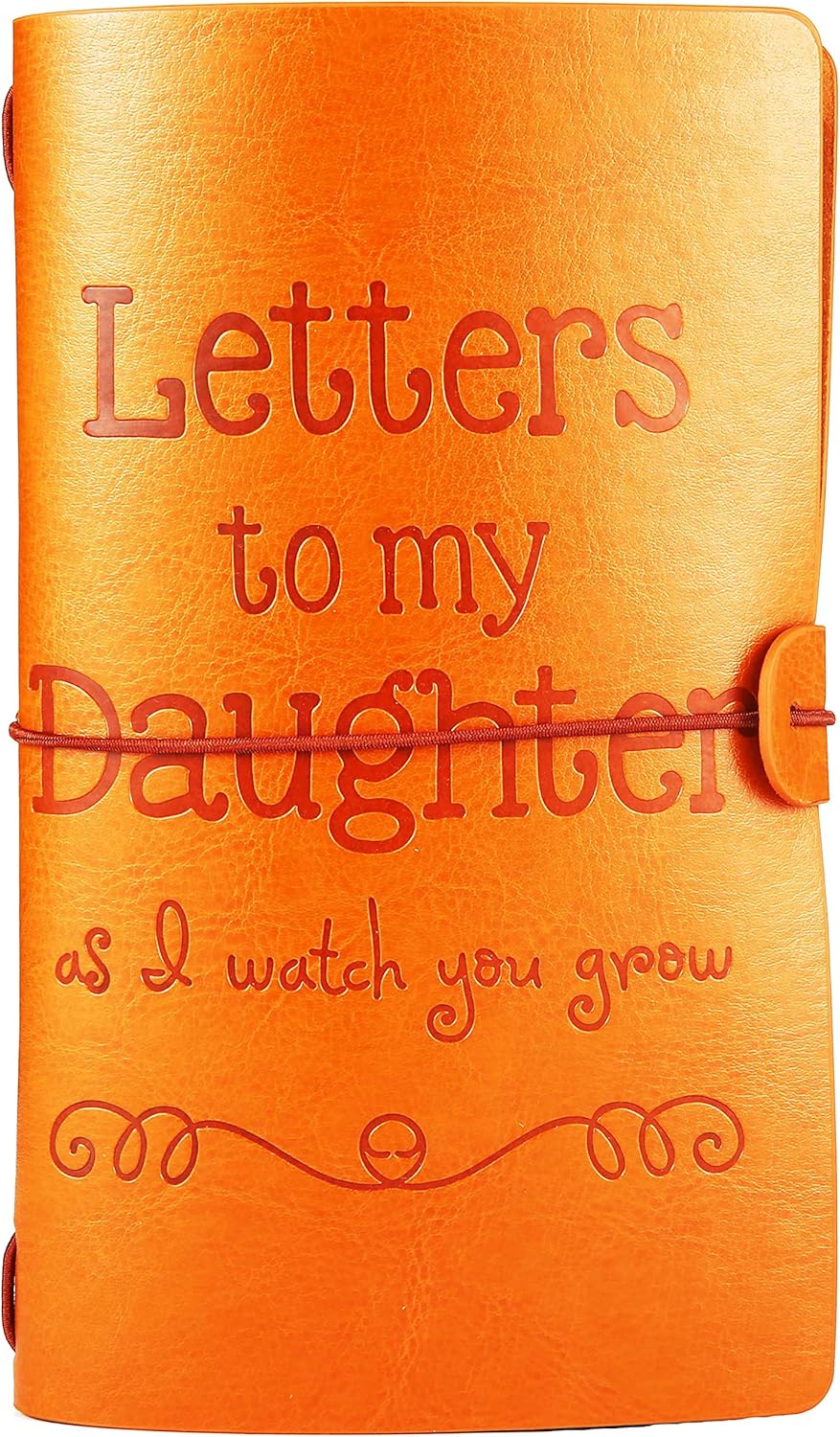 FYSIA Daughter Gift-Baby Journal Gift Shower for Daughter-Letters to My Daughter,As I Watch You Grow-Baby Girl Keepsake-Mother to Daughter Gift-Refillable Photo Diary Journal-Memory Notebook Gift