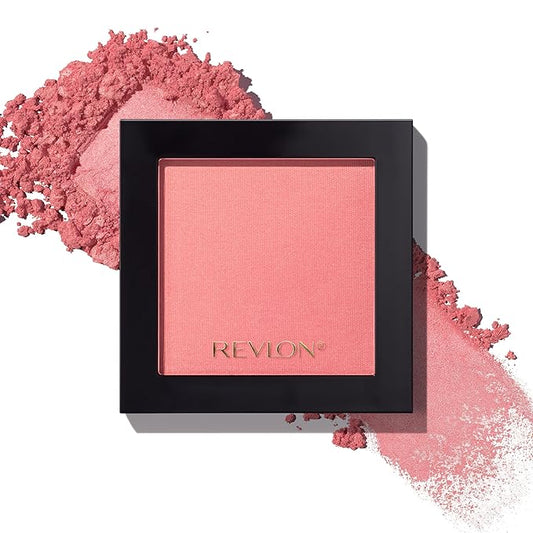 Revlon Powder Blush Face Makeup, High Impact Buildable Color, Lightweight & Smooth Finish, 020 Ravishing Rose, 0.17 oz