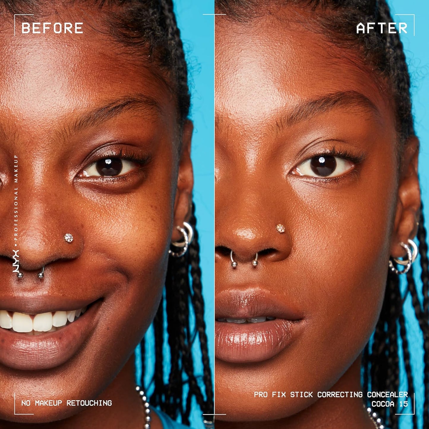 NYX PROFESSIONAL MAKEUP Pro Fix Stick Correcting Concealer, Buildable Medium Coverage Concealer Stick - Cocoa