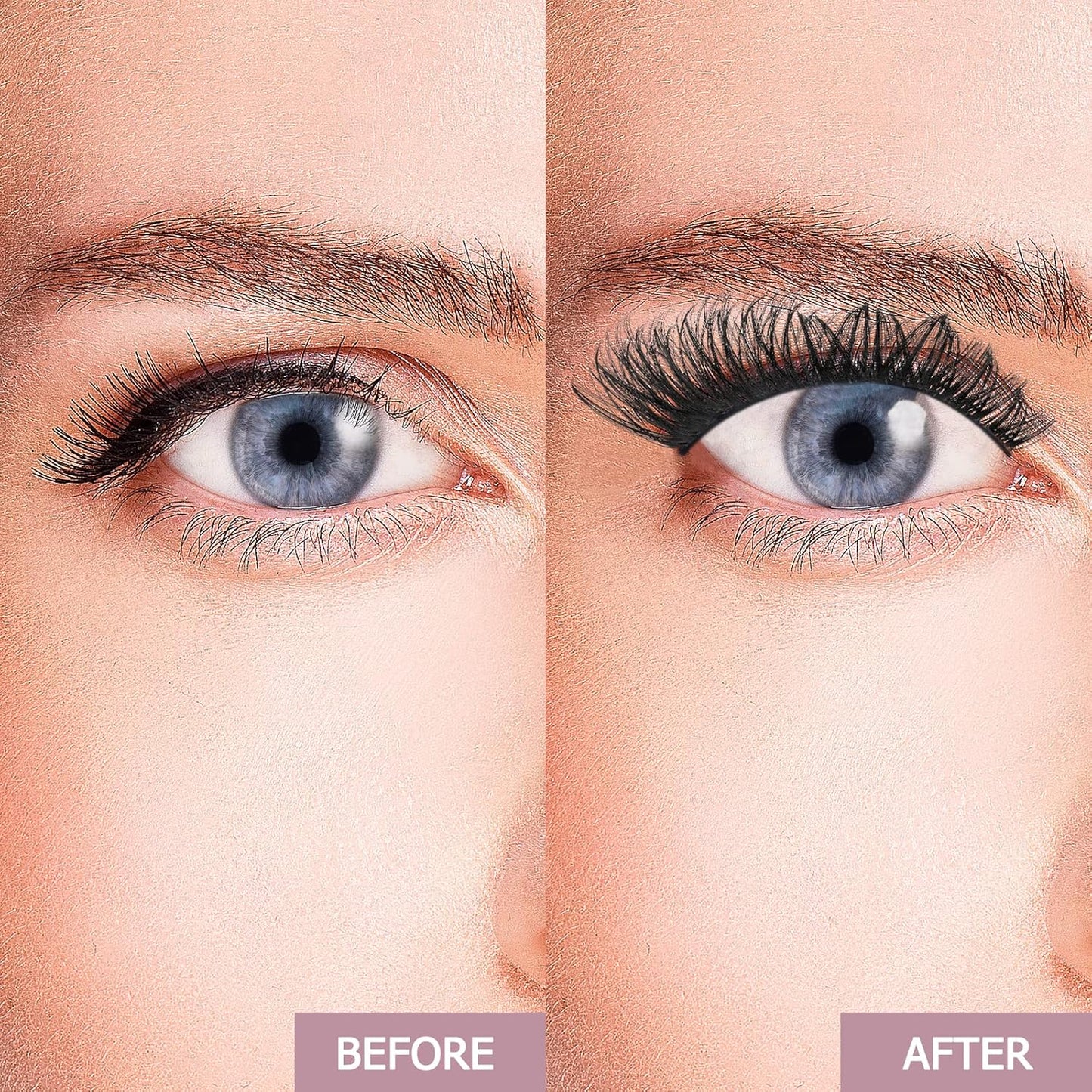 QUEWEL Cluster Lashes 72 Pcs Wide Stem Individual Lashes C/D Curl 8-16mm Length DIY Eyelash Extension False Eyelashes Soft for Personal Makeup Use at Home (honey01-C-10)