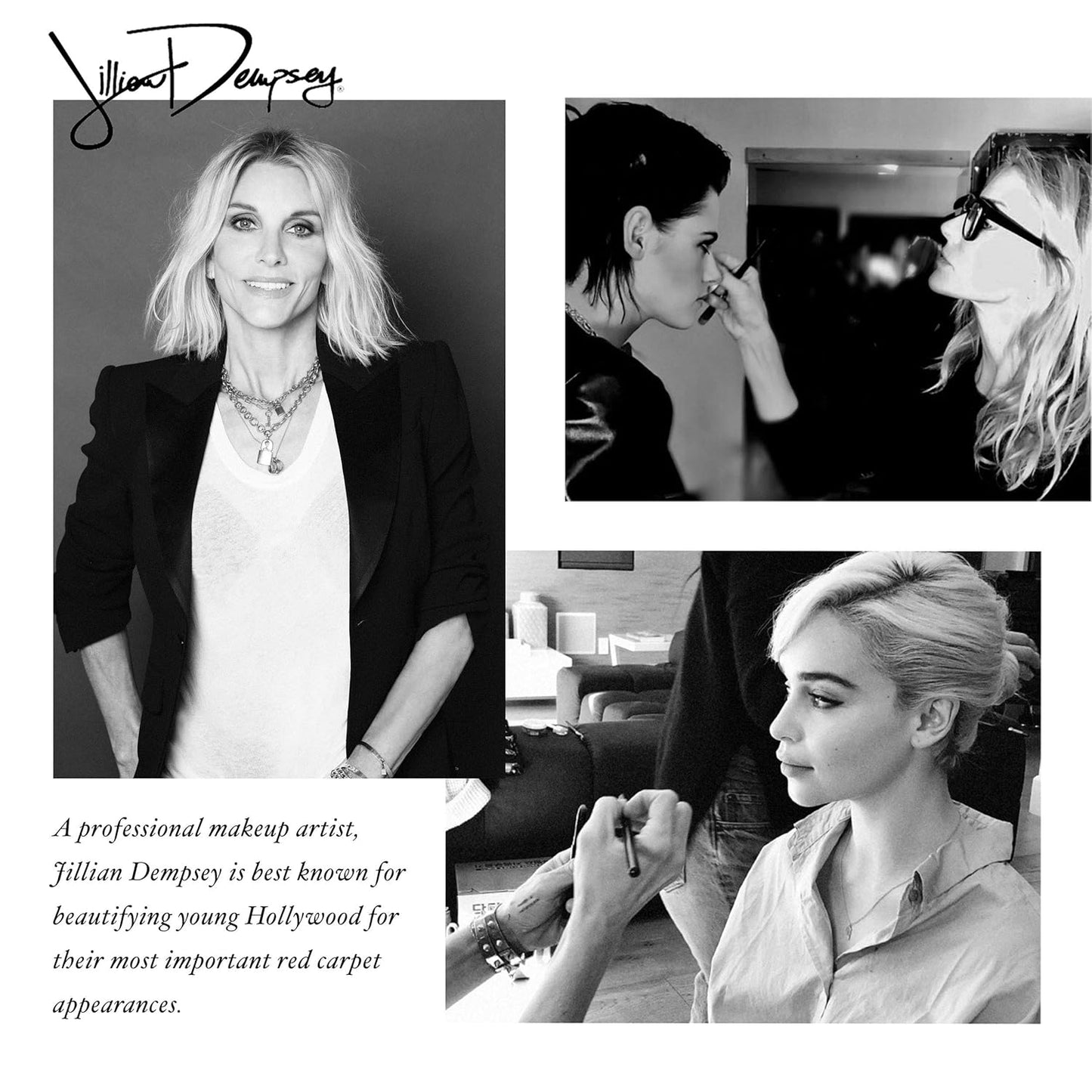 Jillian Dempsey Khol Eyeliner: Clean, Waterproof Eyeliner Pencil with Built-In Smudger for Effortless Blending – Rich Pigment, Cruelty-Free, Black Sapphire