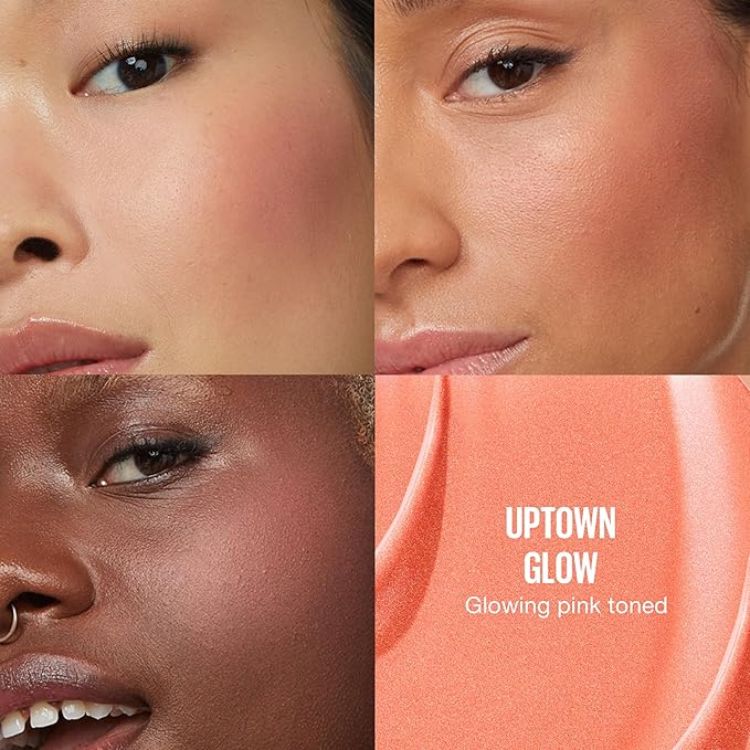 Maybelline Sunkisser Multi-Use Liquid Blush and Bronzer, Blendable, Longwear, Glowy Make Up, Uptown Glow, 1 Count