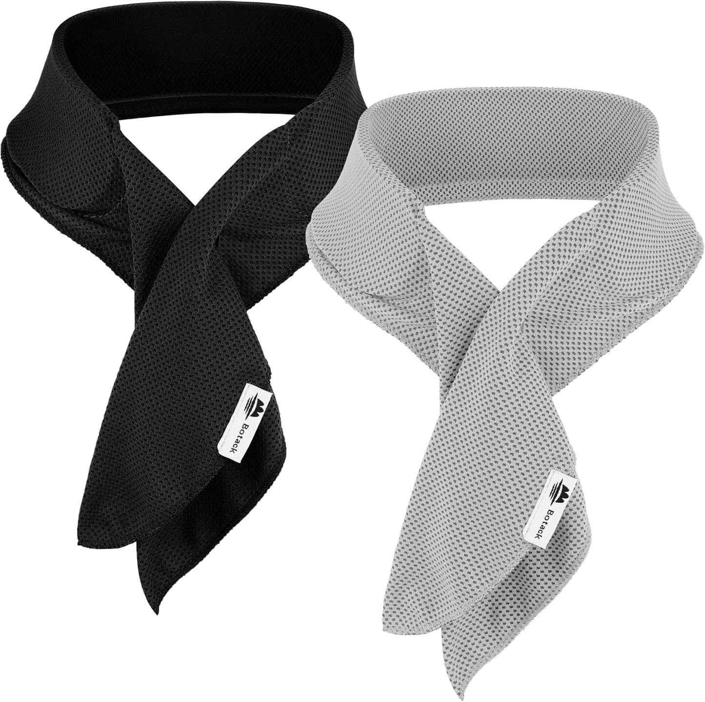 Cooling Neck Wraps with Reusable Gel Ice Pack, Soft Summer Neck Cooler for Golf, Tennis, Outdoor Activities 2 Packs