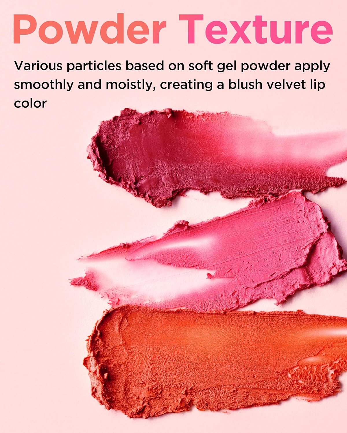 TOCOBO Powder Cream Lip Balm – Vegan Korean Soft Matte Lipstick Balm for Velvet Finish - Moisturizing & Blurring Effect – Lightweight Powdery Texture, Brick Orange, 0.12oz.