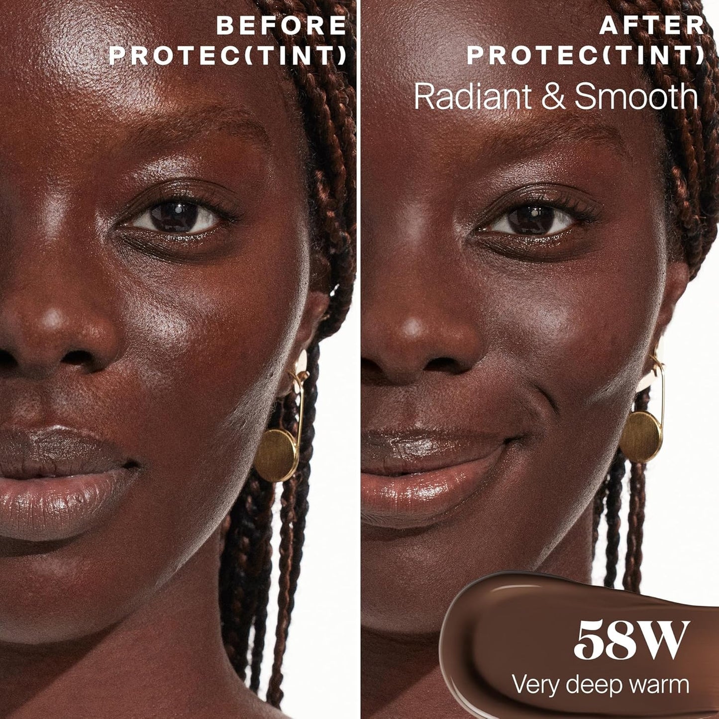 Supergoop! Protec(tint) Daily Skin Tint SPF 50 - 58W - Light, Buildable Coverage for Immediately Smooth, Even-Looking Skin - Natural Finish