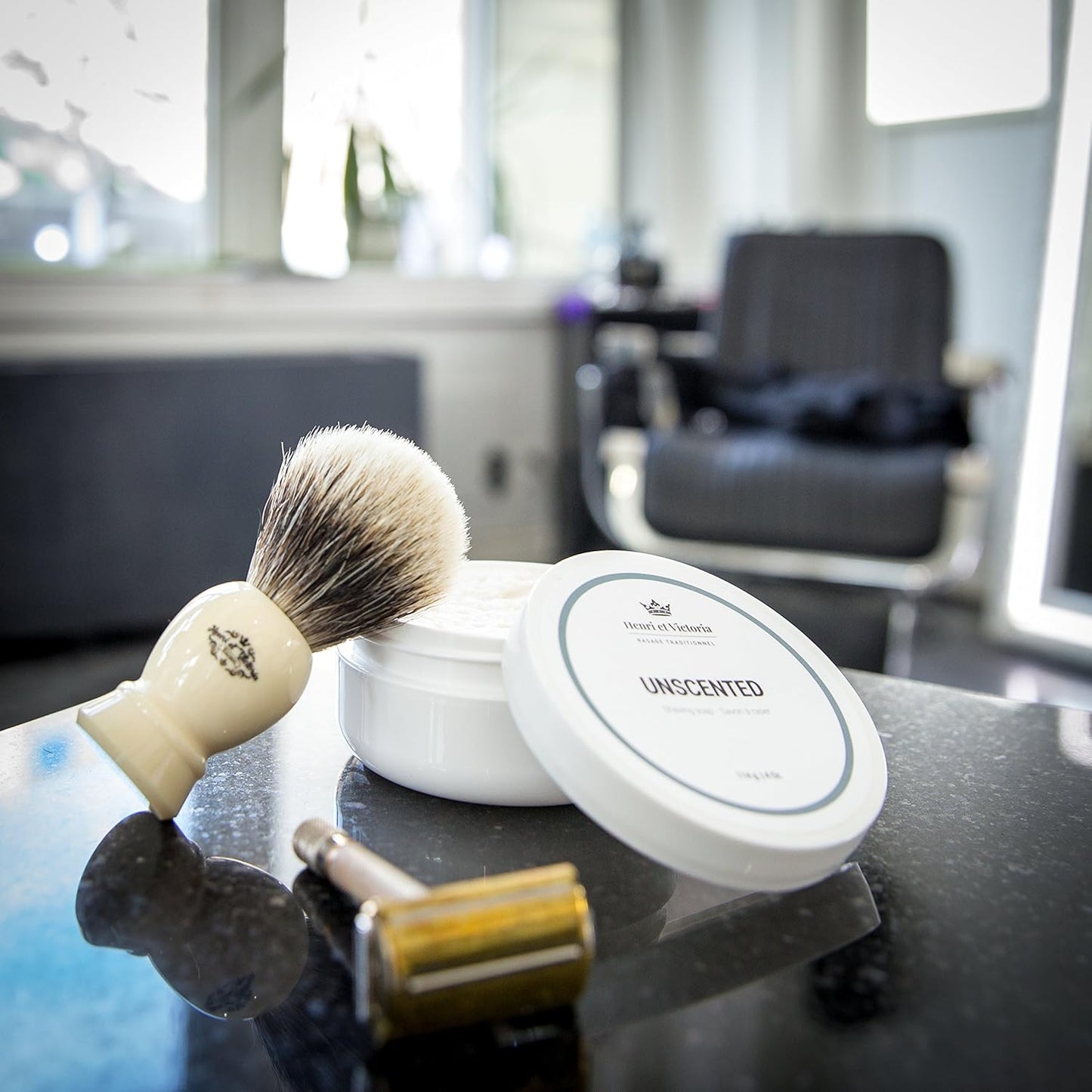 Shaving Soap For Men | Smooth Shave, Lathers Up Nicely, Long-Lasting Scent | Canadian Made by Skilled Artisan 114 g (4 oz) (Unscented)