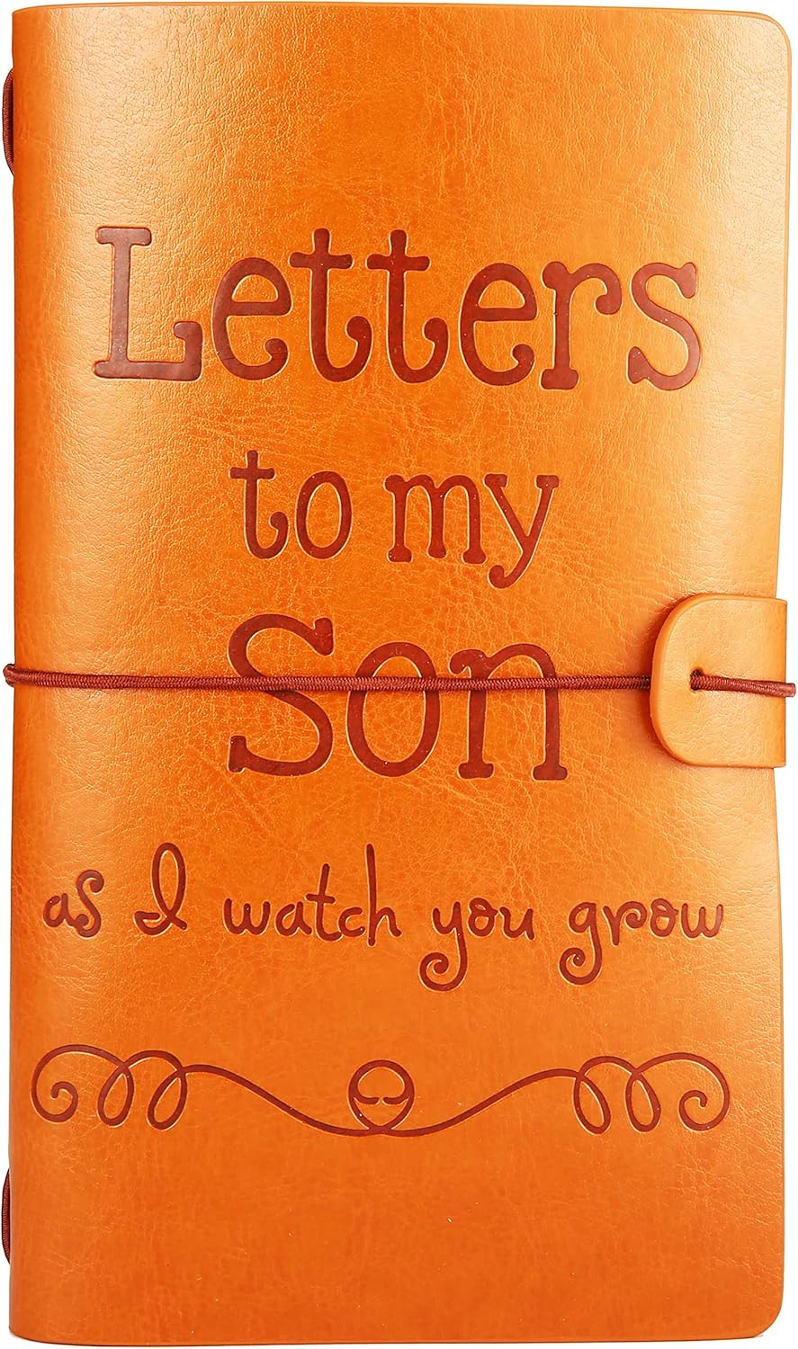 Son Gift-Baby Journal Gift Shower for Son-Letters to My Son,As I Watch You Grow-Baby Boy Keepsake-Mother to Son Gift-Refillable Photo Diary Journal-Memory Notebook Gift