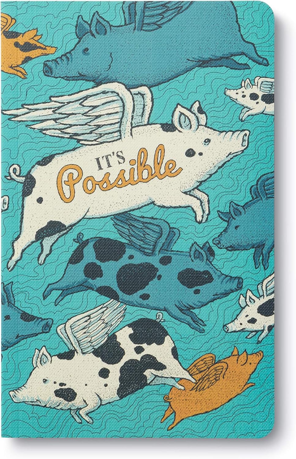 Compendium Softcover Journal - It’s Possible – A Write Now Journal with 128 Lined Pages, 5″W x 8″H