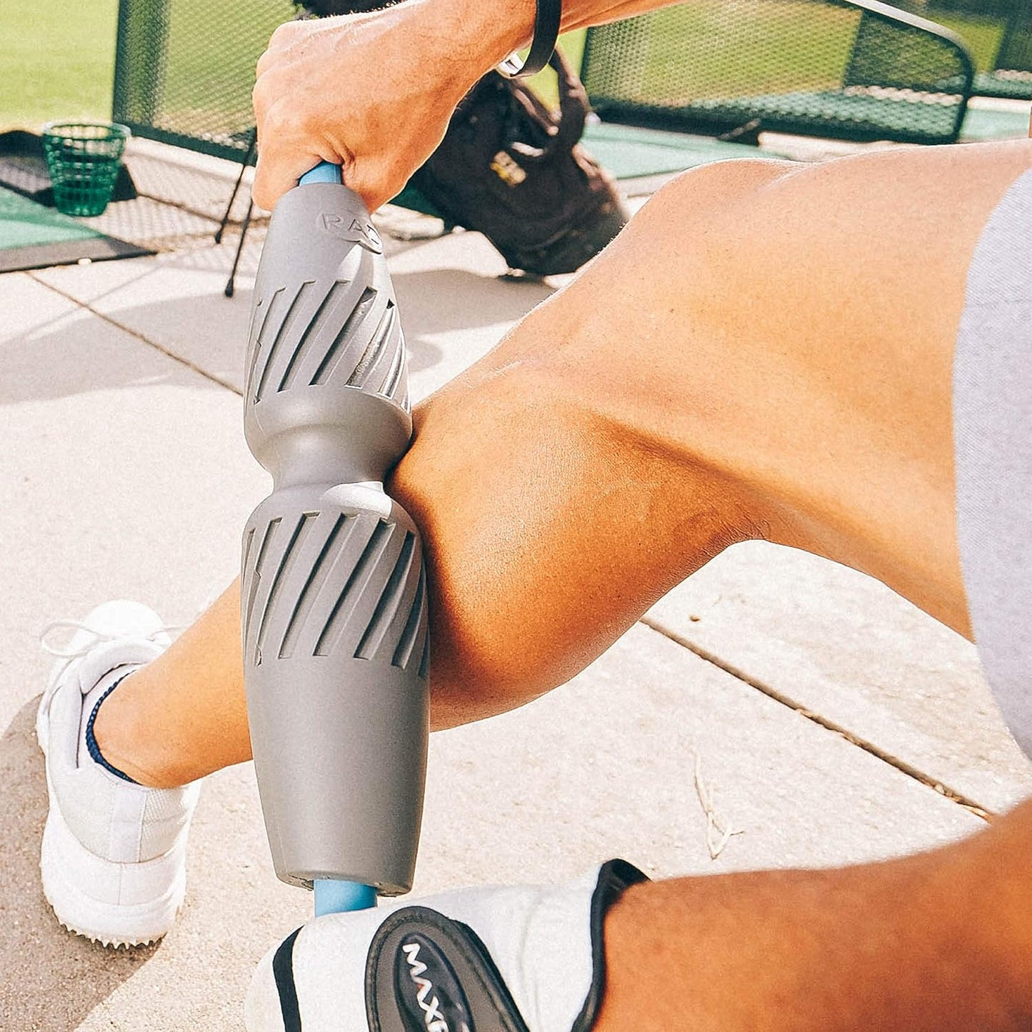 RAD 2-in-1 Muscle Flushing Kit – Includes Exercise Foam Roller & Massage Roller Stick – Deep Tissue Myofascial Release, Muscle Recovery Tools for Mobility & Performance