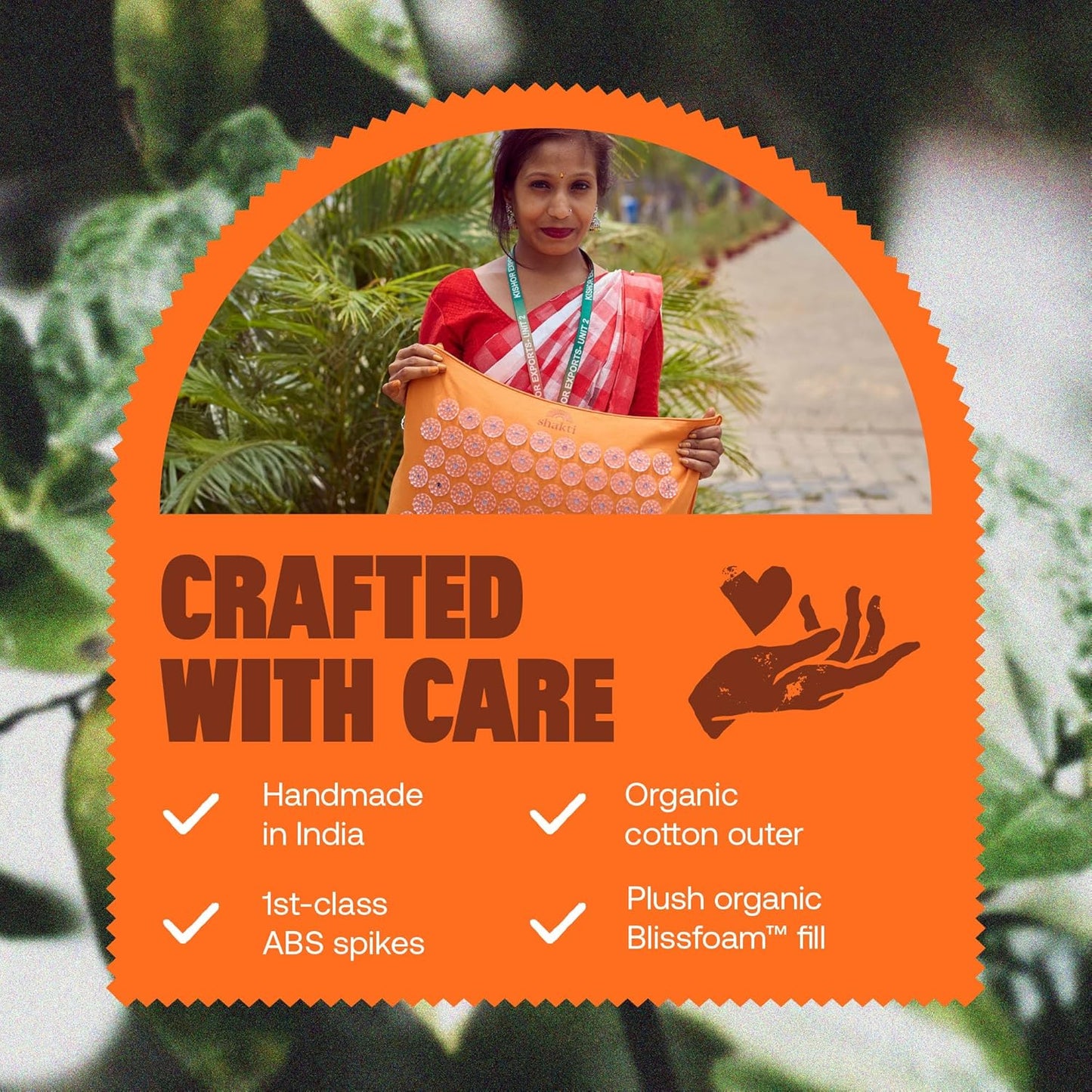 ShaktiMat Premium Acupressure Pillow, Original Intensity in Shakti Black, Massage Muscles, Aid Sleep & Unlock Inner Tension | Similar to Acupuncture, No Needles Required