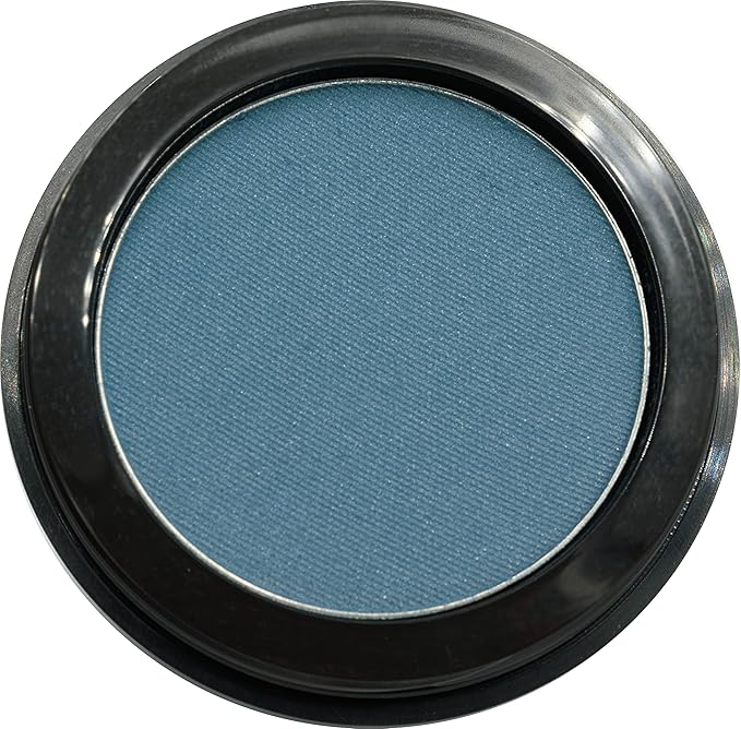 Midnight Matte Deep Navy Blue Pressed Powder Single Vegan Eyeshadow; Talc, Paraben & Cruelty Free