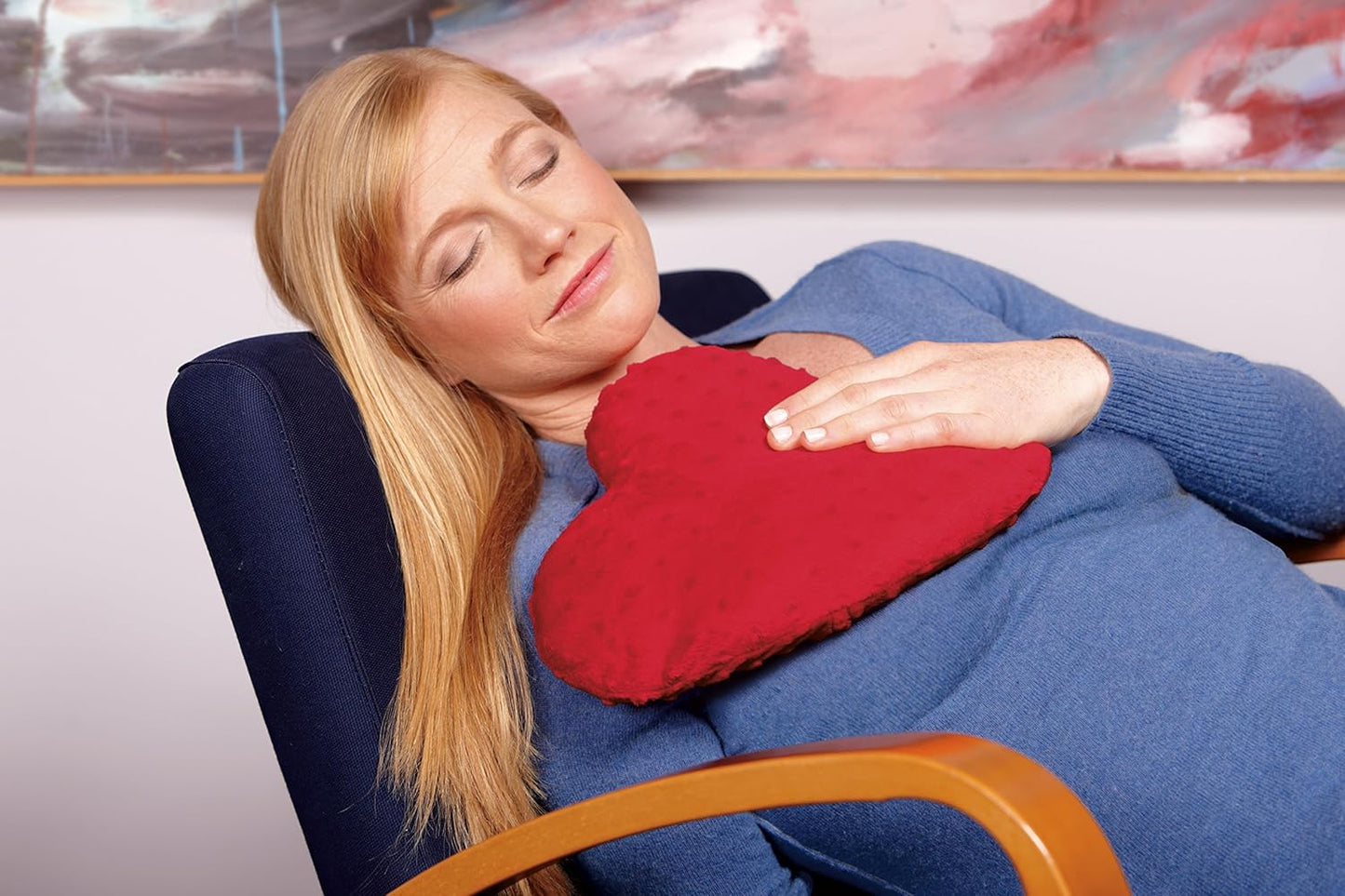 Bucky Unisex Heartwarmer Hot & Cold Therapy Pad, Red, Large