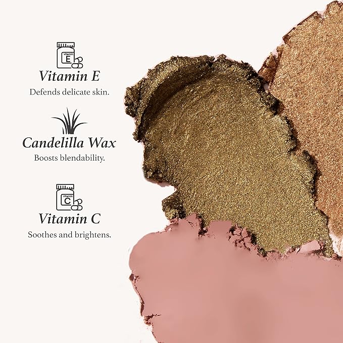 Julep Eyeshadow 101 Crème-to-Powder Waterproof Eyeshadow Stick – Honey Gold Shimmer – Long-Lasting, Crease-Proof, Warm Golden Shimmer Cream Eyeshadow with Built-in Smudger