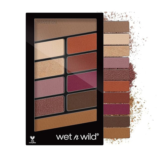 wet n wild Color Icon Eyeshadow 10 Pan Palette, Rose in the Air, 0.3 Ounce