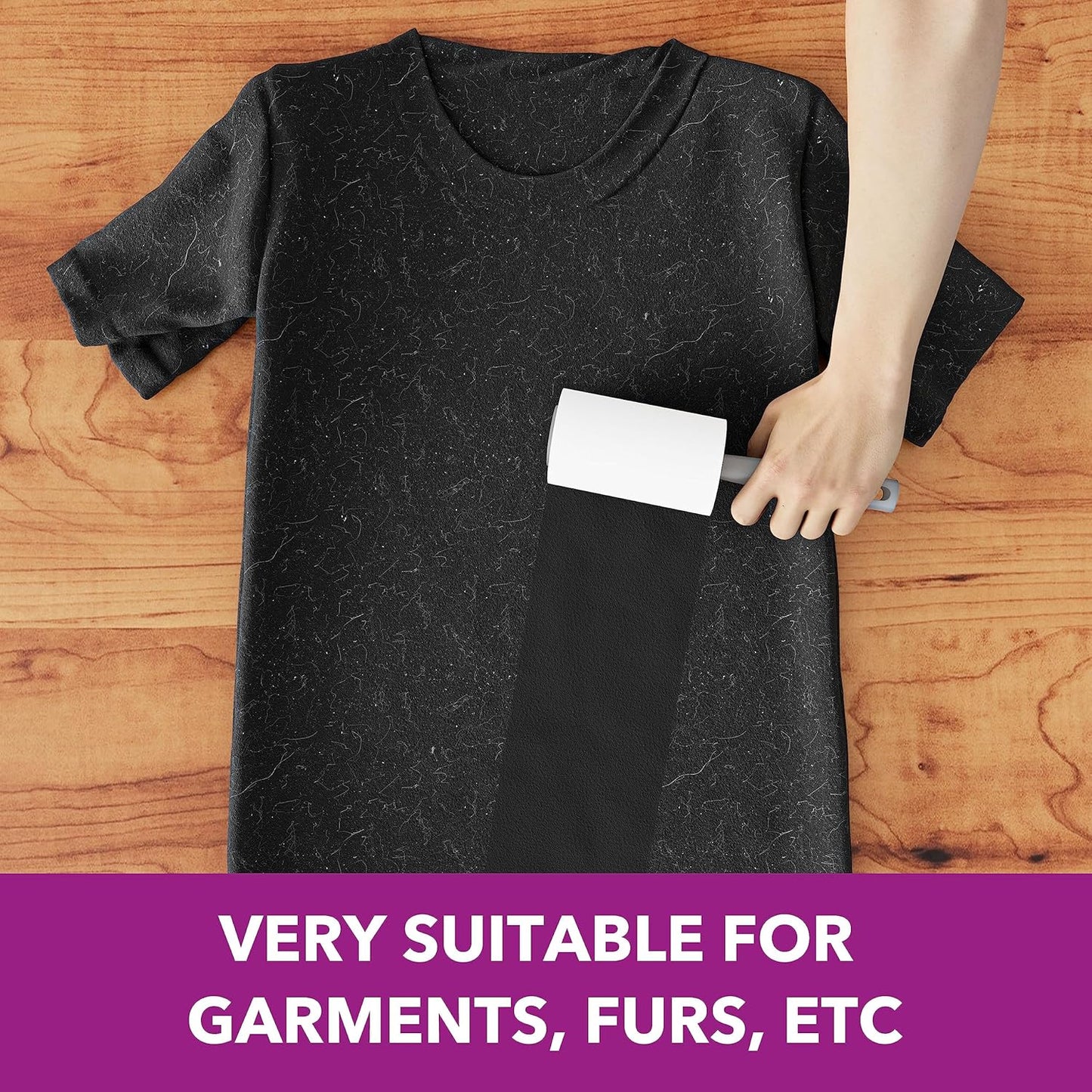 Extra Sticky Lint Roller Refills Only, 660 Easy-Tear Sheets for 3.9"-4" Lint Rollers with 1.5" Inner Diameter - Superior Cleanliness for Clothes